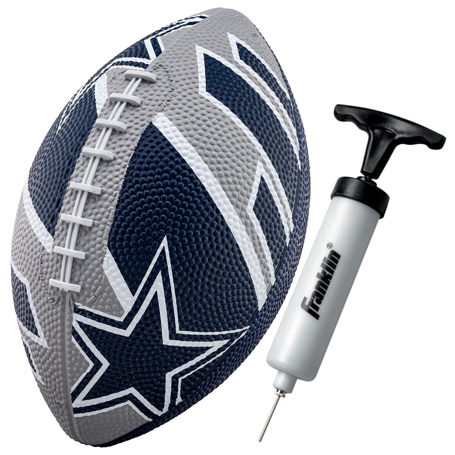 Franklin Sports NFL Team Footballs - Rubber Youth Mini Footballs for All NFL Teams - Kids Junior 8.5" Football - Official NFL Licensed Footballs