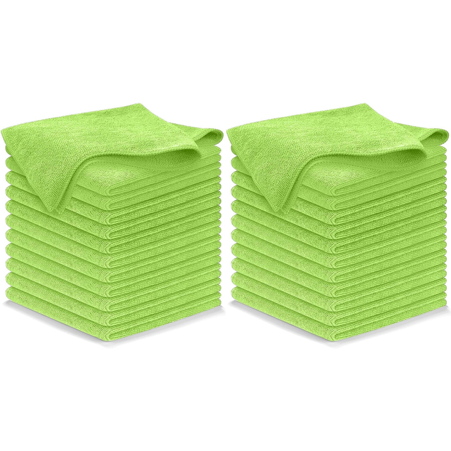 USANOOKS Microfiber Cleaning Cloth Grey - 12 Pcs (12.5"x12.5") - High Performance - 1200 Washes, Ultra Absorbent Microfiber Towel Weave Grime & Liquid for Streak-Free Mirror Shine - Car Washing Cloth