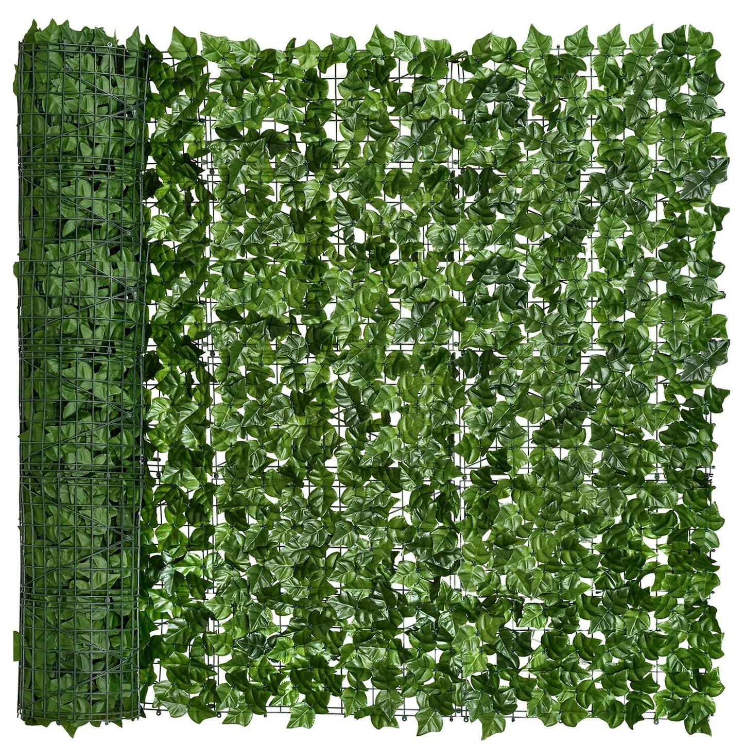 DearHouse Artificial Ivy Privacy Fence, 118x69in Artificial Hedges Fence and Faux Ivy Vine Leaf Decoration for Outdoor Garden Decor