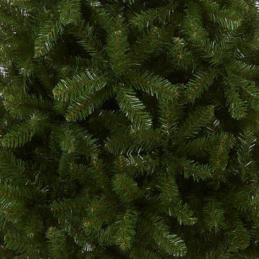 National Tree Company 6.5 ft Unlit Kingswood Fir Slim Artificial Christmas Tree, 719 Tips, Includes Stand, Green