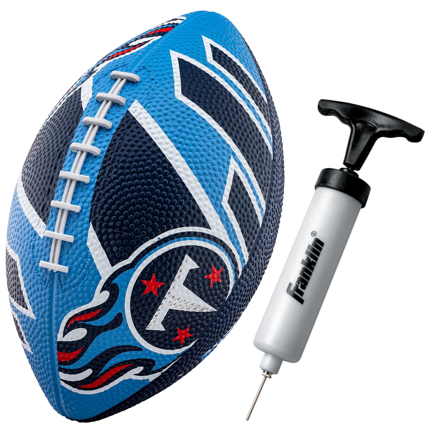 Franklin Sports NFL Team Footballs - Rubber Youth Mini Footballs for All NFL Teams - Kids Junior 8.5" Football - Official NFL Licensed Footballs