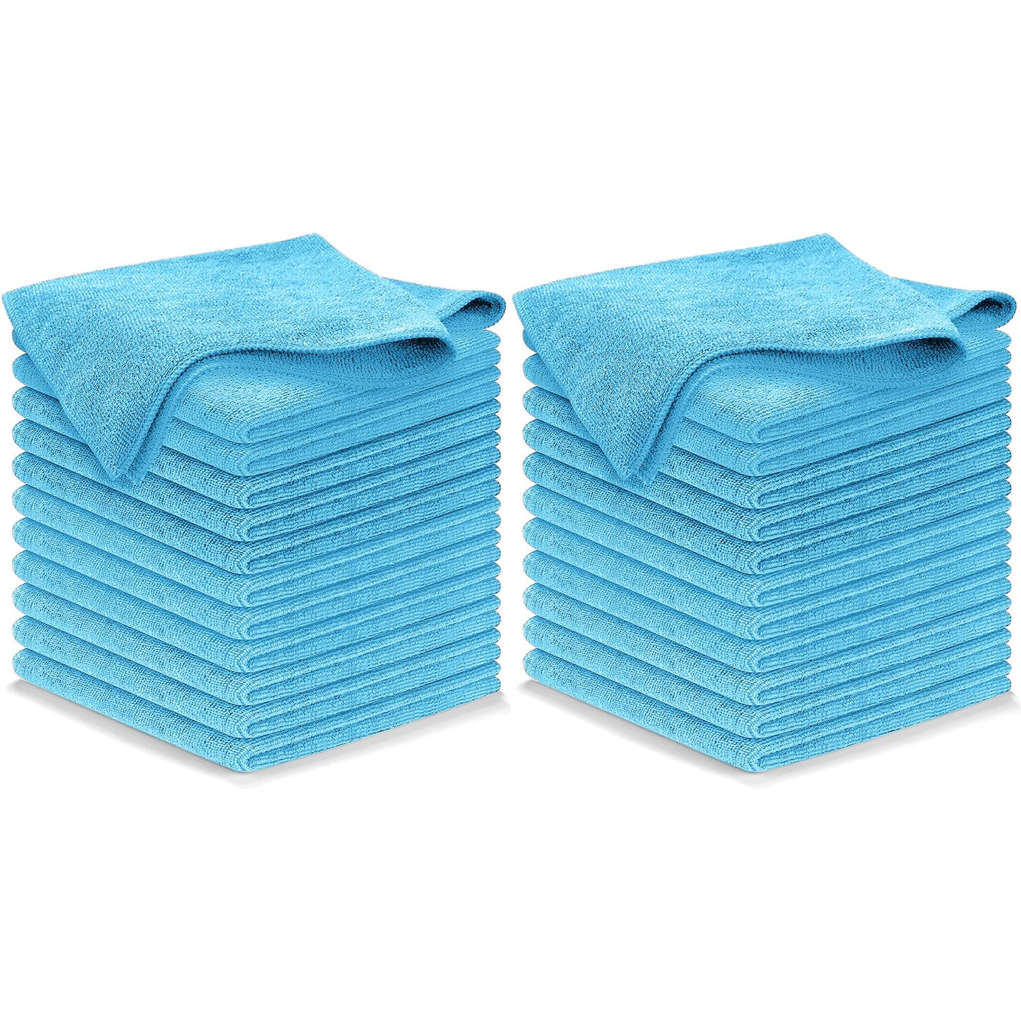 USANOOKS Microfiber Cleaning Cloth Grey - 12 Pcs (12.5"x12.5") - High Performance - 1200 Washes, Ultra Absorbent Microfiber Towel Weave Grime & Liquid for Streak-Free Mirror Shine - Car Washing Cloth