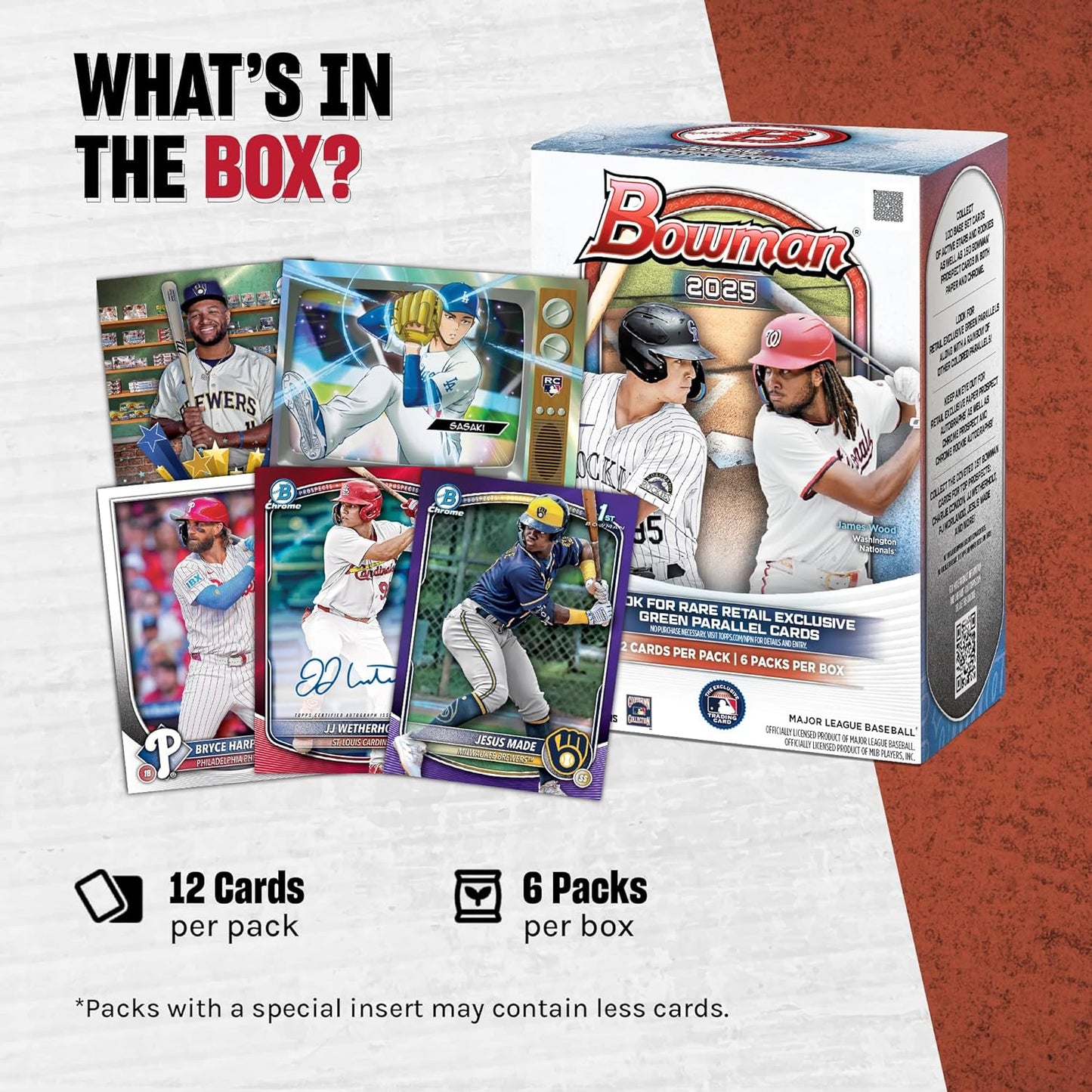 2025 Bowman Baseball - Factory Sealed - Value Box