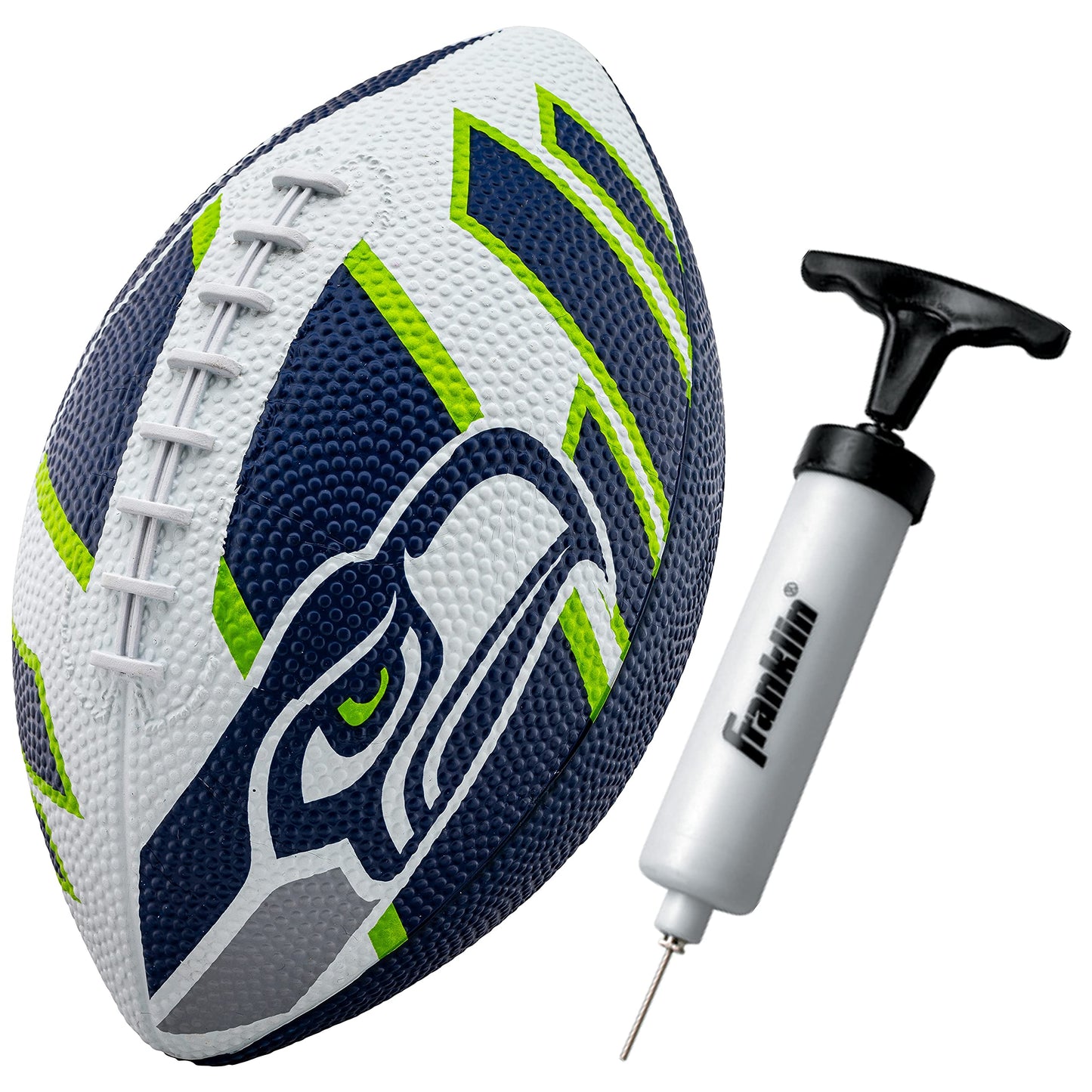 Franklin Sports NFL Team Footballs - Rubber Youth Mini Footballs for All NFL Teams - Kids Junior 8.5" Football - Official NFL Licensed Footballs