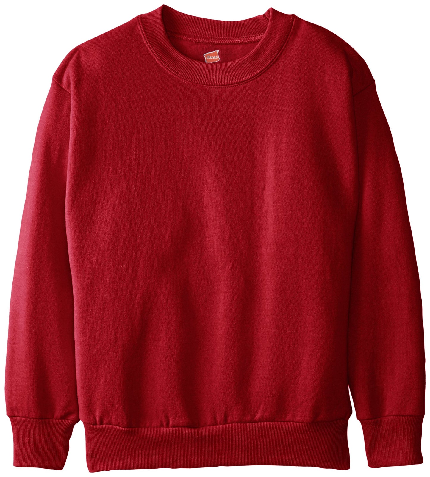 Hanes Boys' EcoSmart Sweatshirt, Cotton Crewneck Pullover, Kids' Fleece Sweatshirt