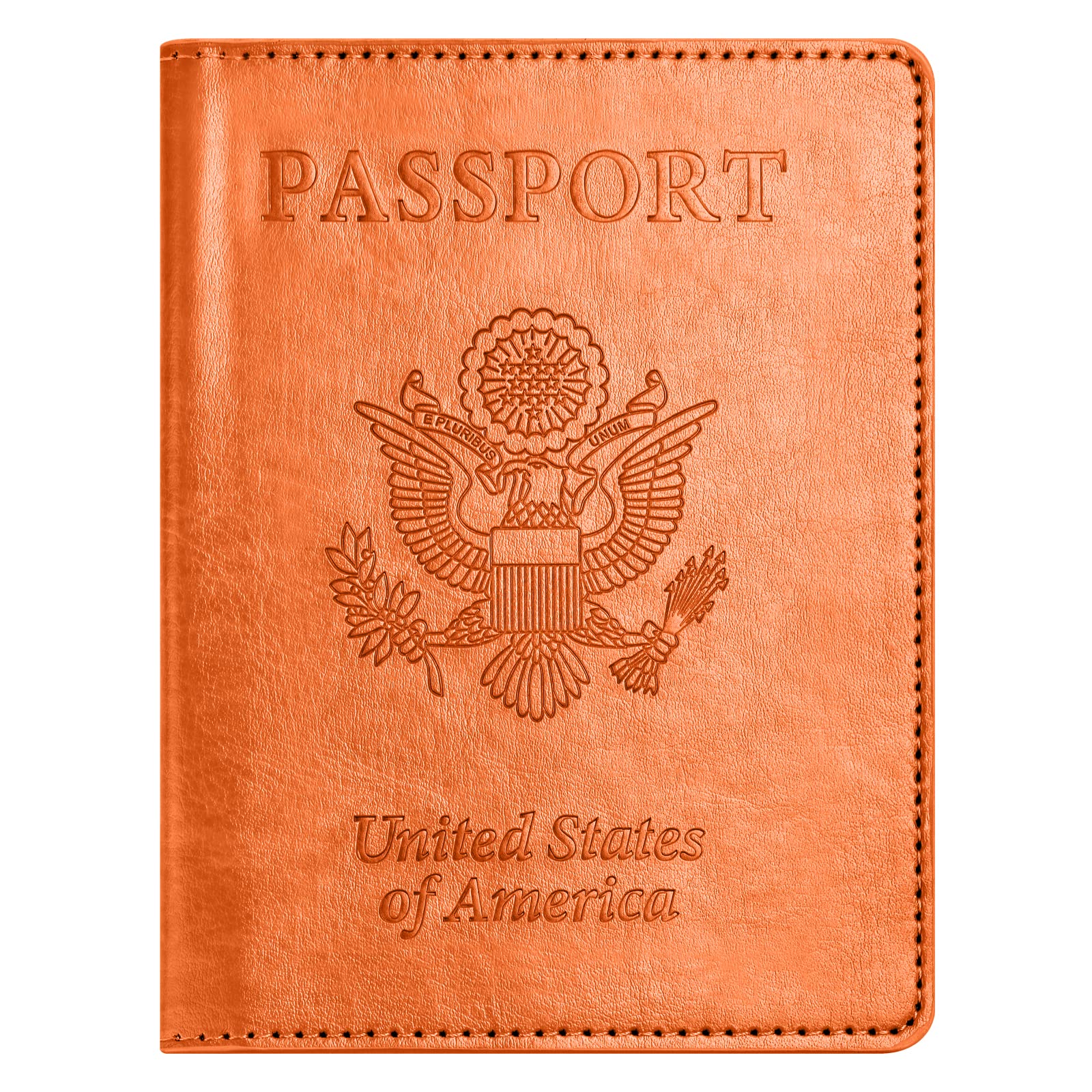 Eoehro Passport Holder for Travel Essentials, Passport Wallet Cover Case for Travel Must Haves Accessories,Passport Book Holders for Women and Men(brown)