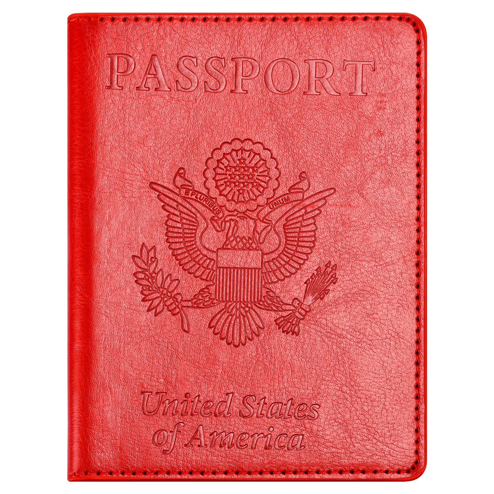 Eoehro Passport Holder for Travel Essentials, Passport Wallet Cover Case for Travel Must Haves Accessories,Passport Book Holders for Women and Men(brown)