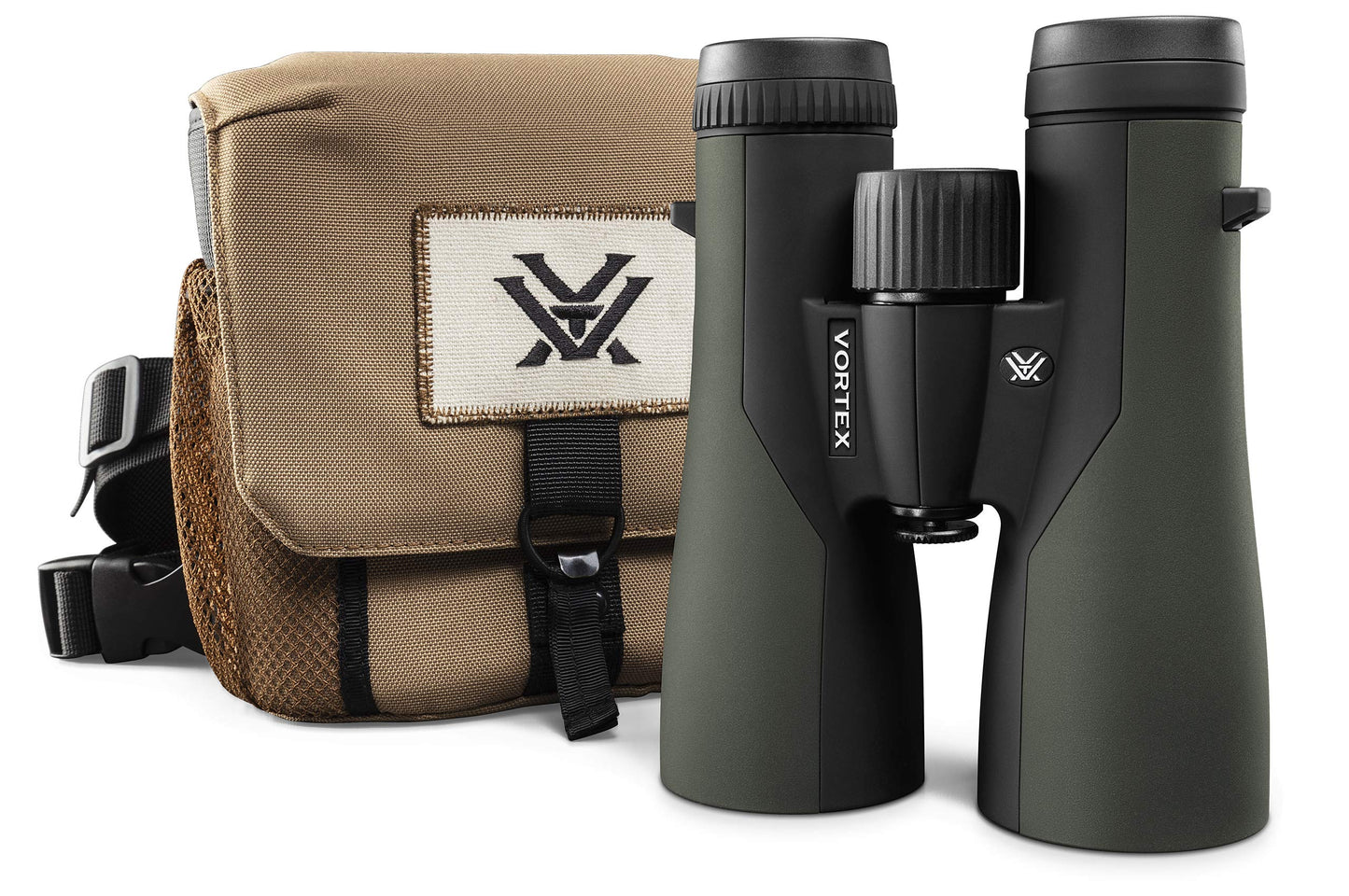 Vortex Optics Crossfire HD 10x42 Binoculars - HD Optical System, Tripod Adaptable, Rubber Armor, Waterproof, Fogproof, Shockproof, Included GlassPak - Unlimited, Unconditional Warranty