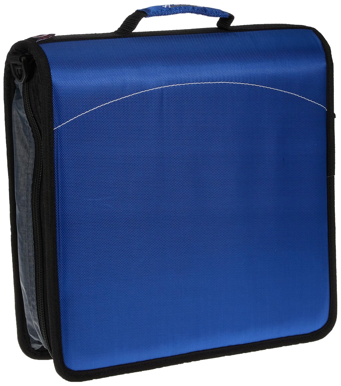 Case-it Mighty Zip Tab School Zipper Binder | 3-Inch O-Rings, 600-Sheet Capacity, 5-Subject Expanding File Folder, Multiple Pockets & Storage Organizer, Shoulder Strap | D-146 Fun Flowers