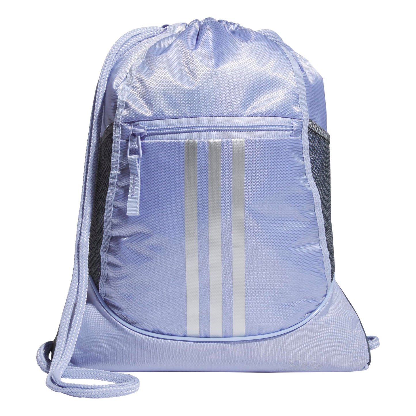 adidas Alliance Sackpack, Drawstring Backpack, Lightweight Small Gym Bag for Women and Men, Black, One Size