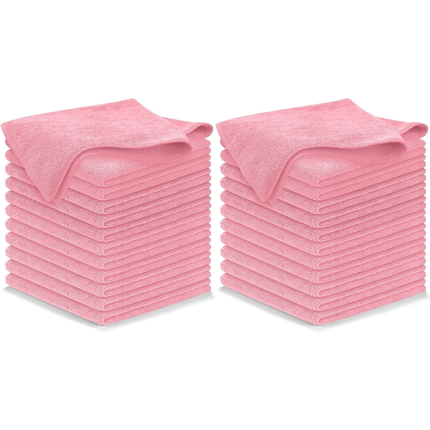 USANOOKS Microfiber Cleaning Cloth Grey - 12 Pcs (12.5"x12.5") - High Performance - 1200 Washes, Ultra Absorbent Microfiber Towel Weave Grime & Liquid for Streak-Free Mirror Shine - Car Washing Cloth