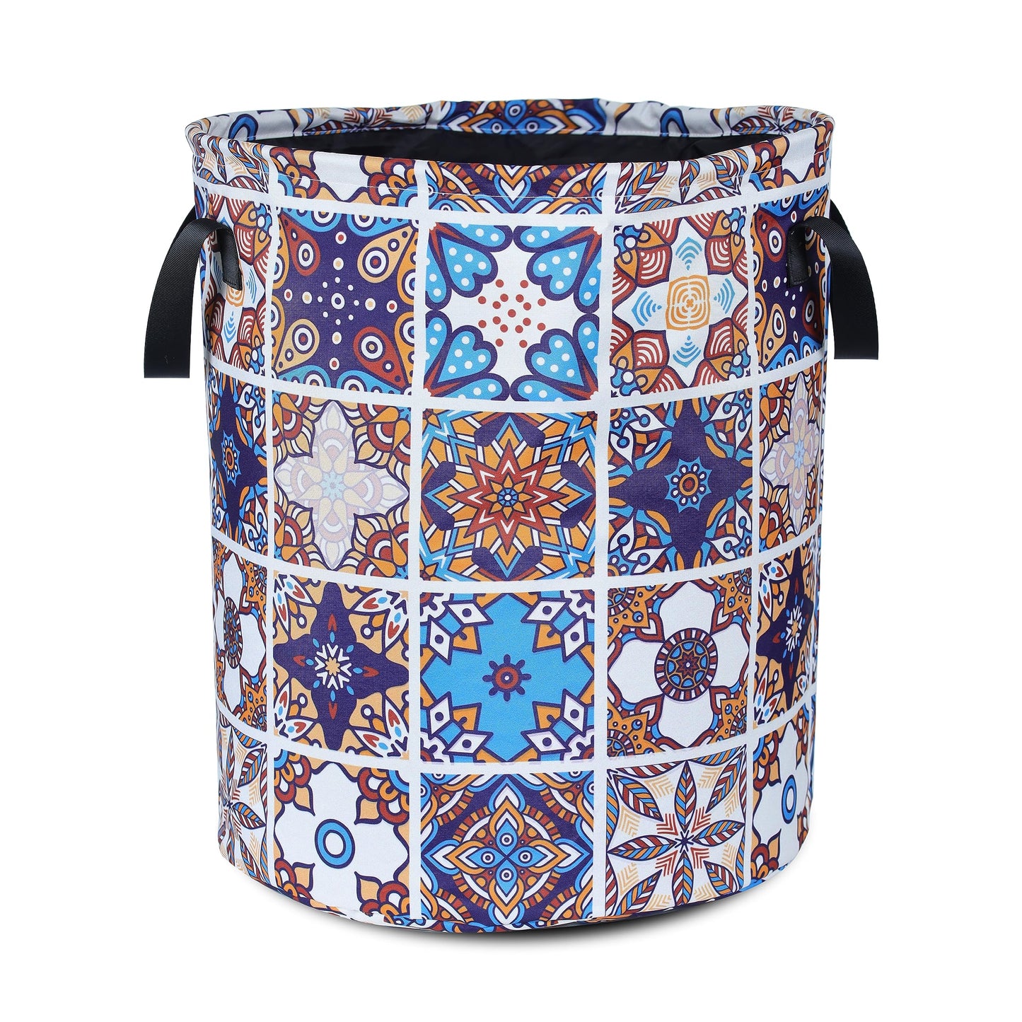 Basketball Texture Laundry Basket Ball Foldable Waterproof Oxford Cloth Funny Tote Bag Laundry Hamper Clothes Storage Bucket Toy Organizer For Bathroom/Laundry Storage/Bedroom 17.7x13.7 Inch