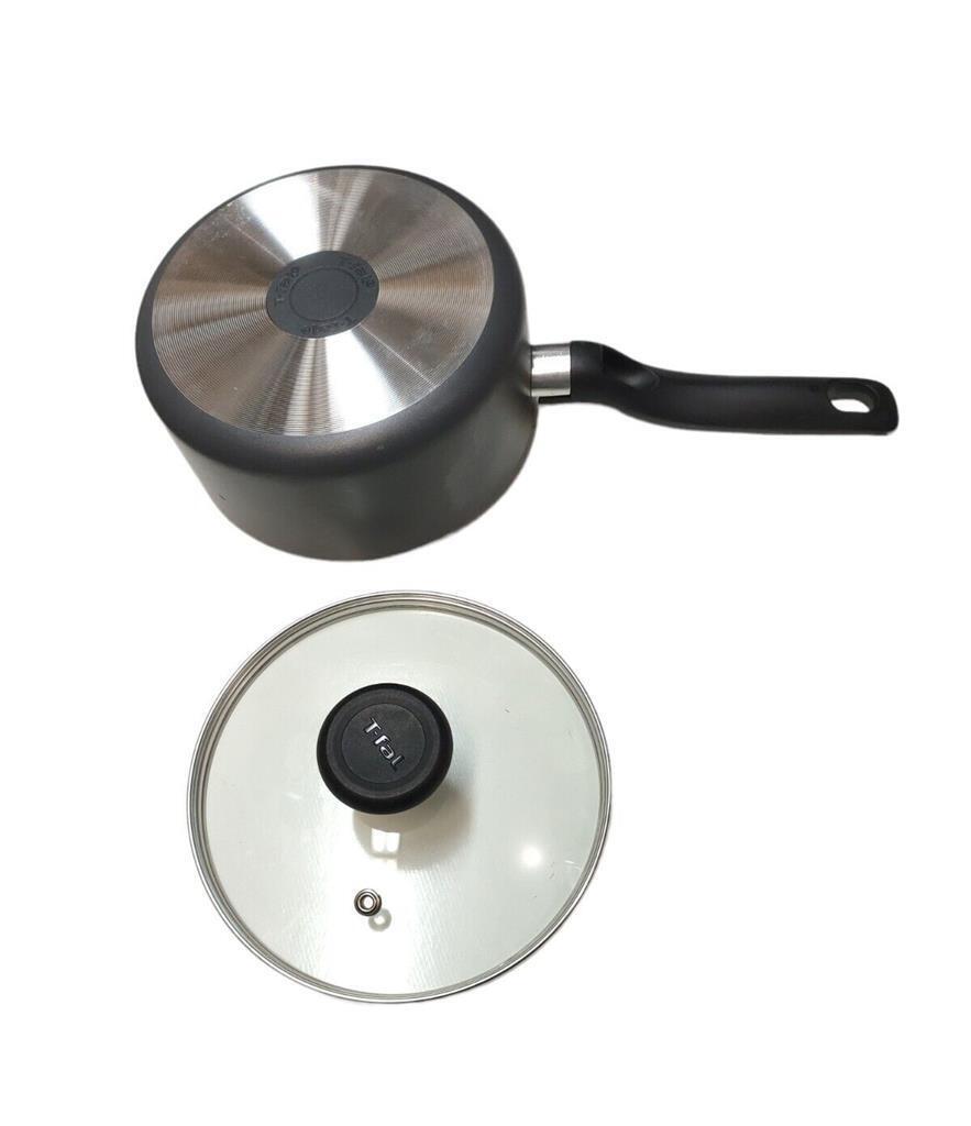 T-fal Cookware Set Nonstick Inside and Out 9 Piece Gray