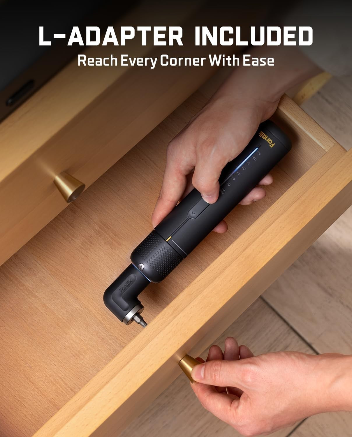 S2 Pro 3.7V Electric Screwdriver, Cordless Screwdriver Set, 7 Torque Settings...