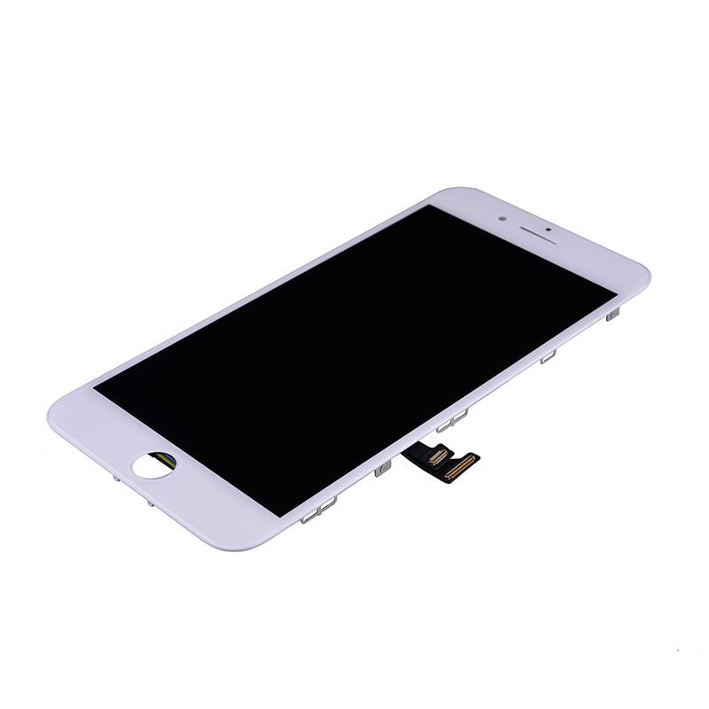 LCD Screen Display Replacement with Touch Digitizer and Back Plate for iPhone 8 Plus (High Quality) - White