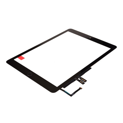 Touch Screen Digitizer With Home Button and Home Button Flex Cable for iPad 6(2018) A1893 A1954(High Quality) - Black