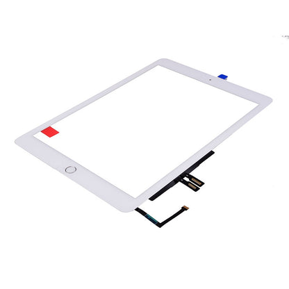 Touch Screen Digitizer With Home Button and Home Button Flex Cable for iPad 6(2018) A1893 A1954(High Quality) - White