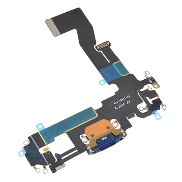 Charging Port with Flex Cable for iPhone 12 (High Quality) - Blue