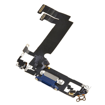 Charging Port with Flex Cable for iPhone 12 mini (High Quality) - Blue