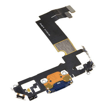 Charging Port with Flex Cable for iPhone 12 mini (High Quality) - Blue