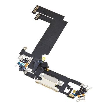 Charging Port with Flex Cable for iPhone 12 mini (High Quality) - White