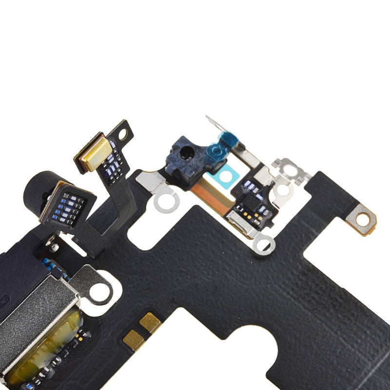 Charging Port with Flex Cable for iPhone 12 mini (High Quality) - Black