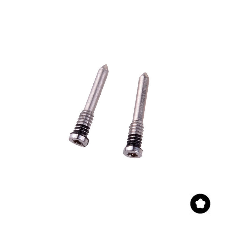 Charging Port Screw Set for iPhone X to 14 Pro Max (2 pcs/ set) - Silver