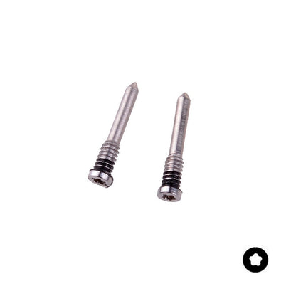 Charging Port Screw Set for iPhone X to 14 Pro Max (2 pcs/ set) - Silver