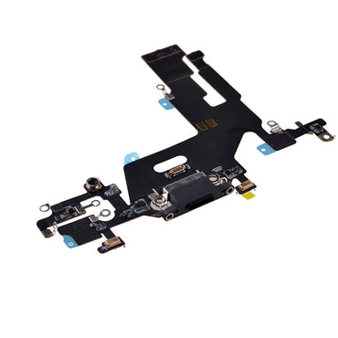 Charging Port with Flex Cable for iPhone 11 (High Quality) - Black