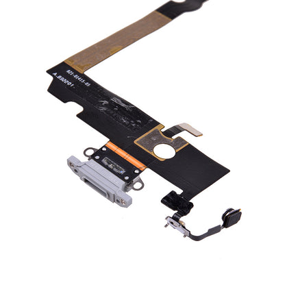 Charging Port with Flex Cable for iPhone XS Max (High Quality) - Gray