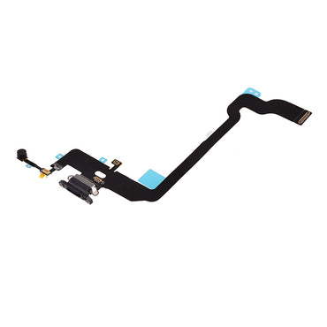 Charging Port with Flex Cable for iPhone XS (High Quality) - Black