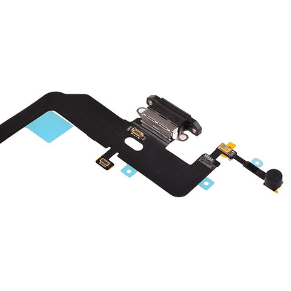 Charging Port with Flex Cable for iPhone XS (High Quality) - Black