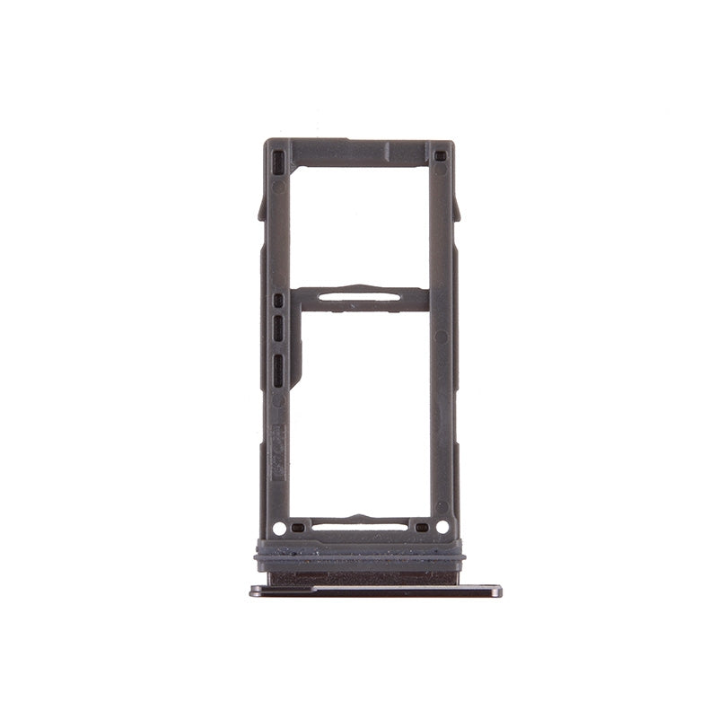 Sim Card Tray and MicroSD Card Tray for Samsung Galaxy S10 G973/ S10 Plus G975/ S10e G970 - Black