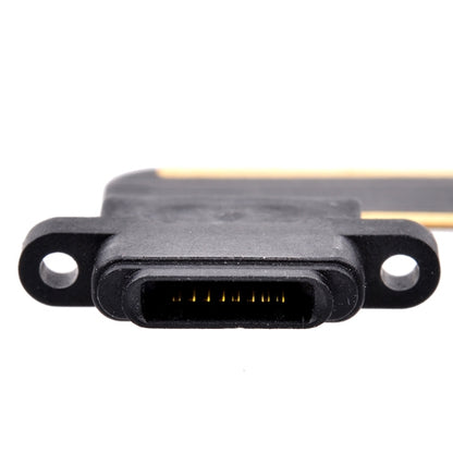 Charging Port with Flex Cable for iPad Air/ iPad 5 (2017)/ iPad 6 (2018)- Black
