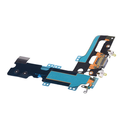 Charging Port with Flex Cable, Mic and Signal Antenna Cable for iPhone 7 Plus (High Quality) - Light Gray