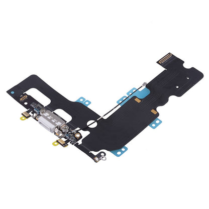 Charging Port with Flex Cable, Mic and Signal Antenna Cable for iPhone 7 Plus (High Quality) (for Gold/Rose Gold) - White