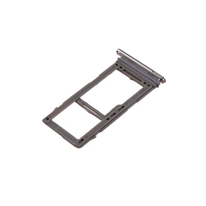 Sim Card Tray and MicroSD Card Tray for Samsung Galaxy S10 G973/ S10 Plus G975/ S10e G970 - Silver