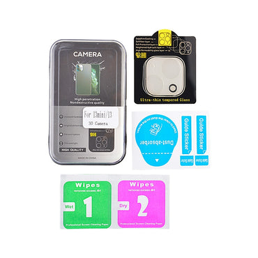 Full Cover Rear Camera Lens Tempered Glass Protector for iPhone 13 mini / 13 (Retail Packaging)