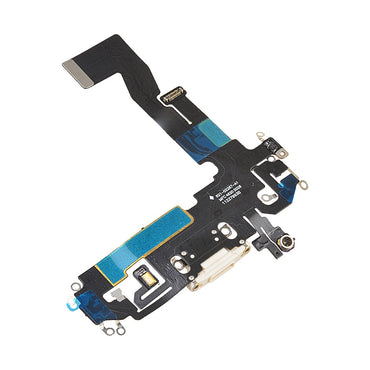 Charging Port with Flex Cable for iPhone 12 Pro (High Quality) - Silver