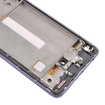OLED Screen Digitizer Assembly With Frame for Samsung Galaxy A52 4G A525/ A52 5G (2021) A526 (Premium) - Awesome Violet