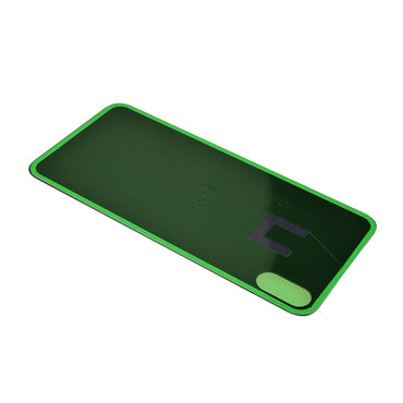Back Glass Cover with Adhesive for iPhone XS Max - Black(No Logo/ Big Hole)