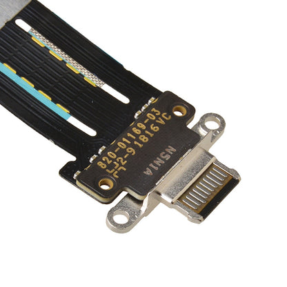 Charging Port with Flex Cable for iPad Pro 11 (2021)/ Pro 11 (2022)/ Pro 12.9 (5th Gen)/ Pro 12.9 (6th Gen) - Space Gray