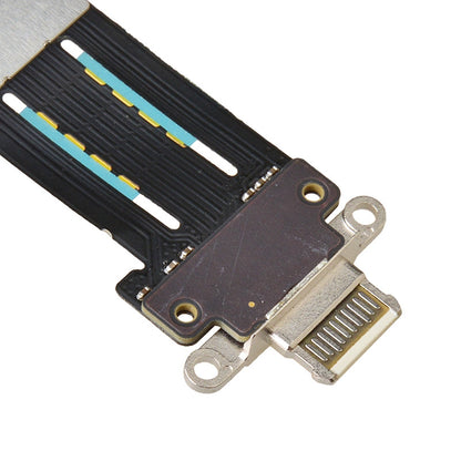 Charging Port with Flex Cable for iPad Pro 11 (2021)/ Pro 11 (2022)/ Pro 12.9 (5th Gen)/ Pro 12.9 (6th Gen) - Silver