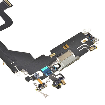 Charging Port with Flex Cable for iPhone 13 Pro (High Quality) - Silver