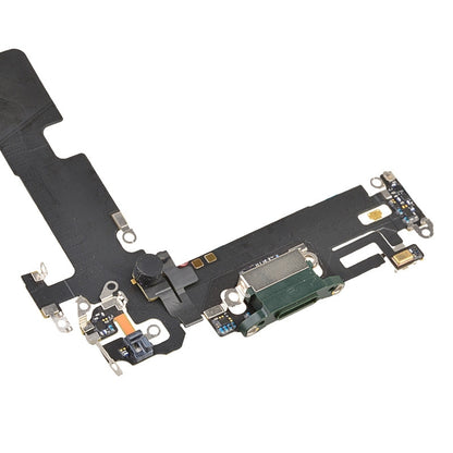 Charging Port with Flex Cable for iPhone 13 (High Quality) - Green