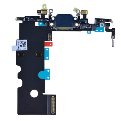 Charging Port with Flex Cable and Mic for iPhone SE (2022)(High Quality) - Black