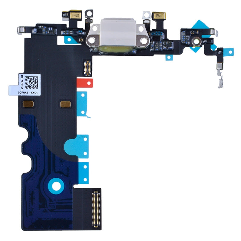 Charging Port with Flex Cable and Mic for iPhone SE (2022)(High Quality) - White