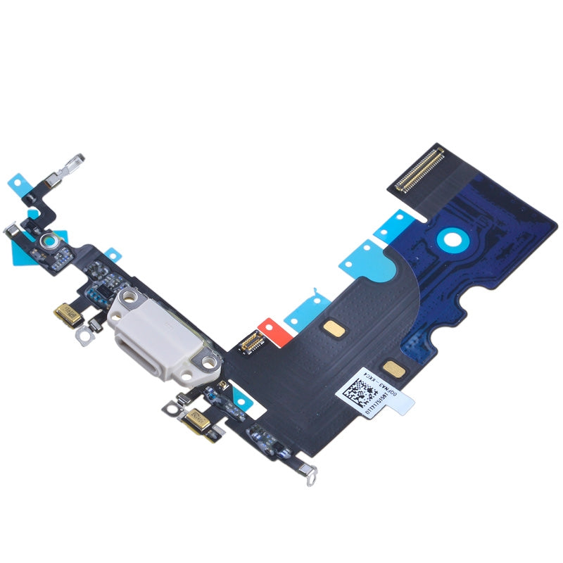 Charging Port with Flex Cable and Mic for iPhone SE (2022)(High Quality) - White