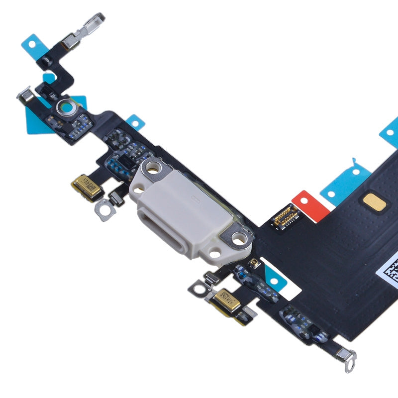 Charging Port with Flex Cable and Mic for iPhone SE (2022)(High Quality) - White
