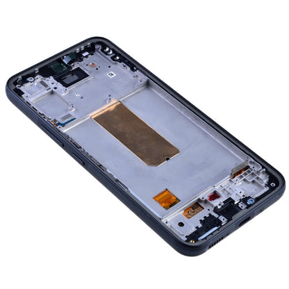 OLED Screen Digitizer Assembly Replacement with Frame for Samsung Galaxy A54 5G A546 (Premium) (for America Version)- Awesome Graphite